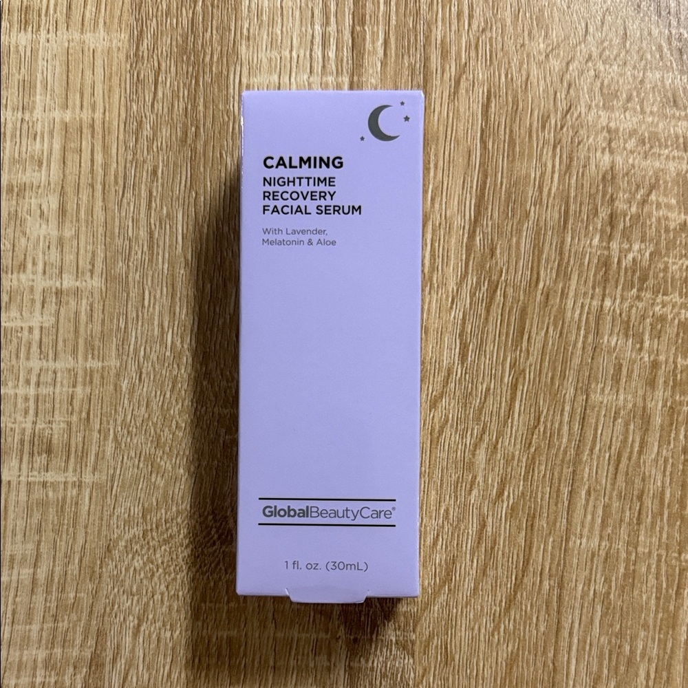 Calming Nighttime Recovery Facial Serum - Purple